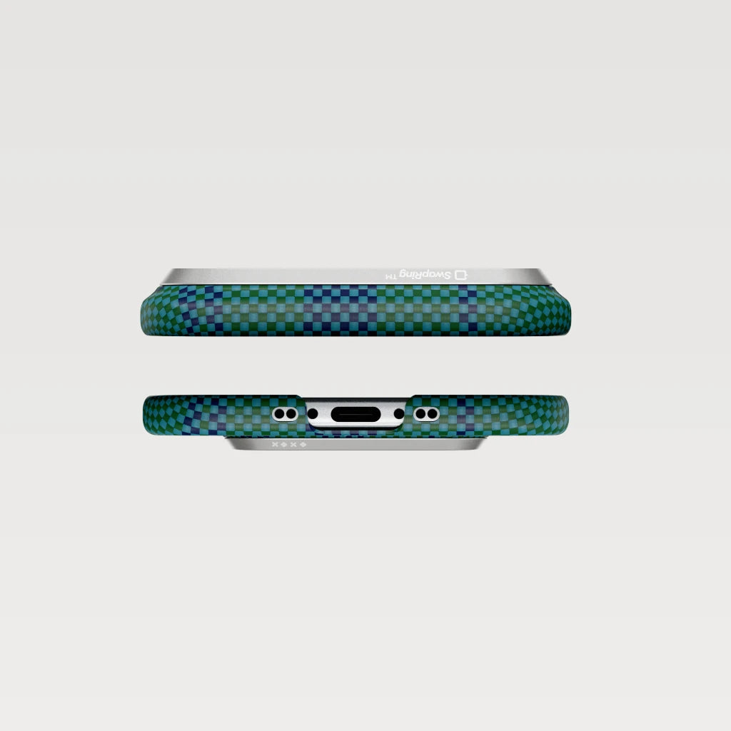 PITAKA × MÜNN | Flora in Grid Phone Case
