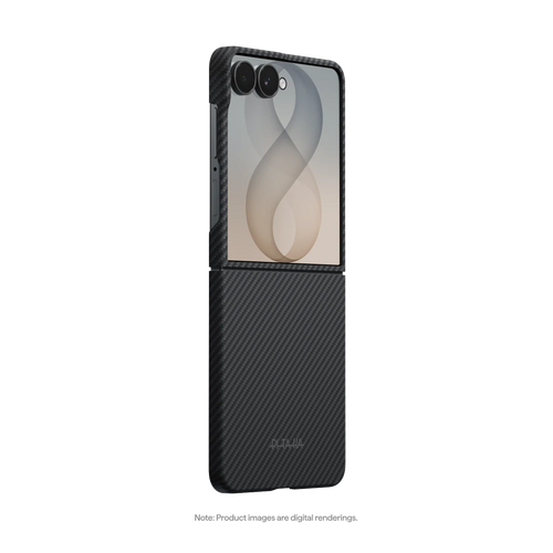 Samsung Galaxy Z Flip8 / 600D Black/Grey (Twill) | Edge Case