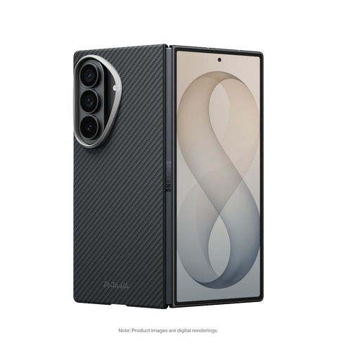 Samsung Galaxy Z Fold8 Ultra / 600D Black/Grey (Twill) | Edge Case