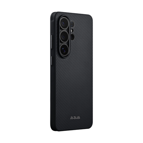 Samsung Galaxy S26 Ultra / 600D Black/Grey (Twill) (Aaron Button) | Cairn Case