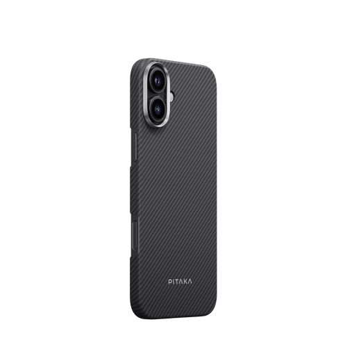 iPhone 16 / 600D Black/Grey (Twill) | Ultra-Slim Case