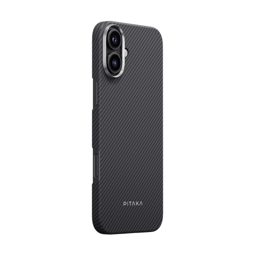 iPhone 16 Plus / 600D Black/Grey (Twill) | Ultra-Slim Case
