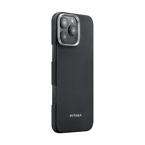 iPhone 16 Pro Max / 600D Black/Grey (Twill) | Ultra-Slim Case
