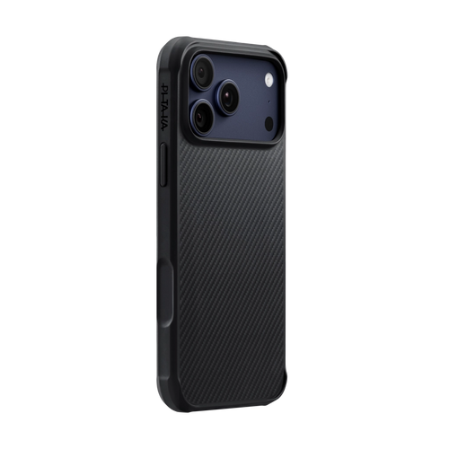 iPhone 17 Pro Max / 600D Black/Grey (Twill) | Aramid ProGuard Case