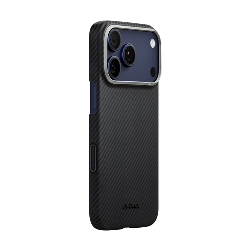 iPhone 17 Pro Max / 600D Black/Grey (Twill) (PitaTap™) | Edge Case