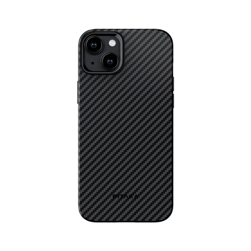 iPhone 15 Plus / 1500D Black/Grey (Twill) | Aramid UltraGuard Case