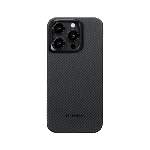 iPhone 15 Pro Max / Black/Grey (Twill) | Ultra-Slim Case