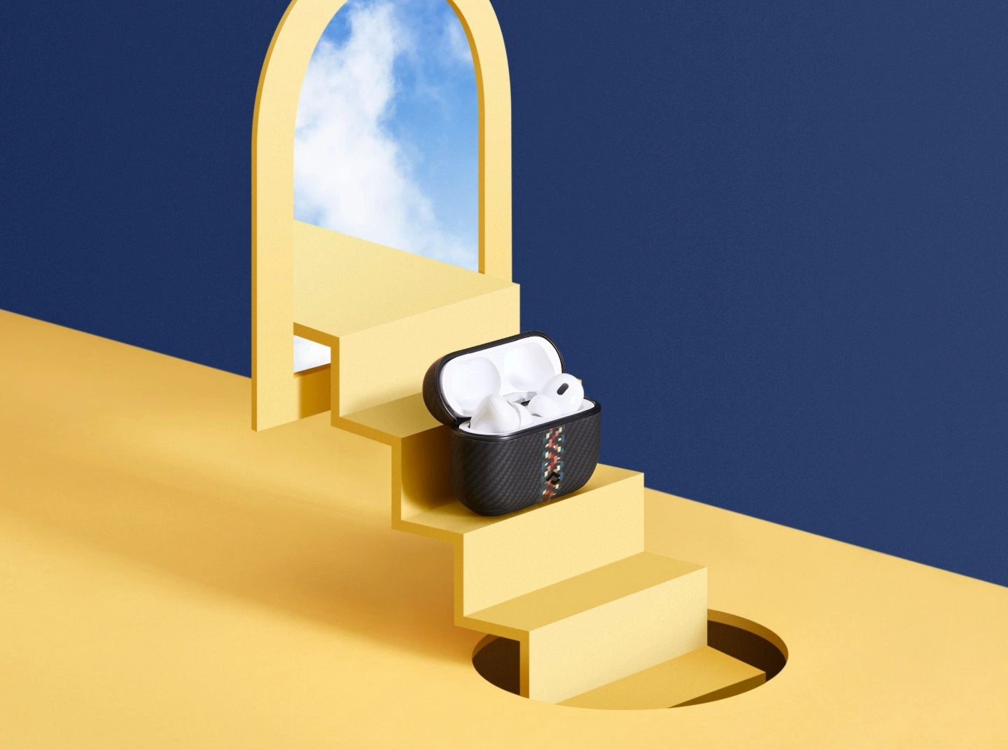 Aramid Fiber Case for AirPods Pro 3/AirPods Pro 2/AirPods Pro/AirPods 4