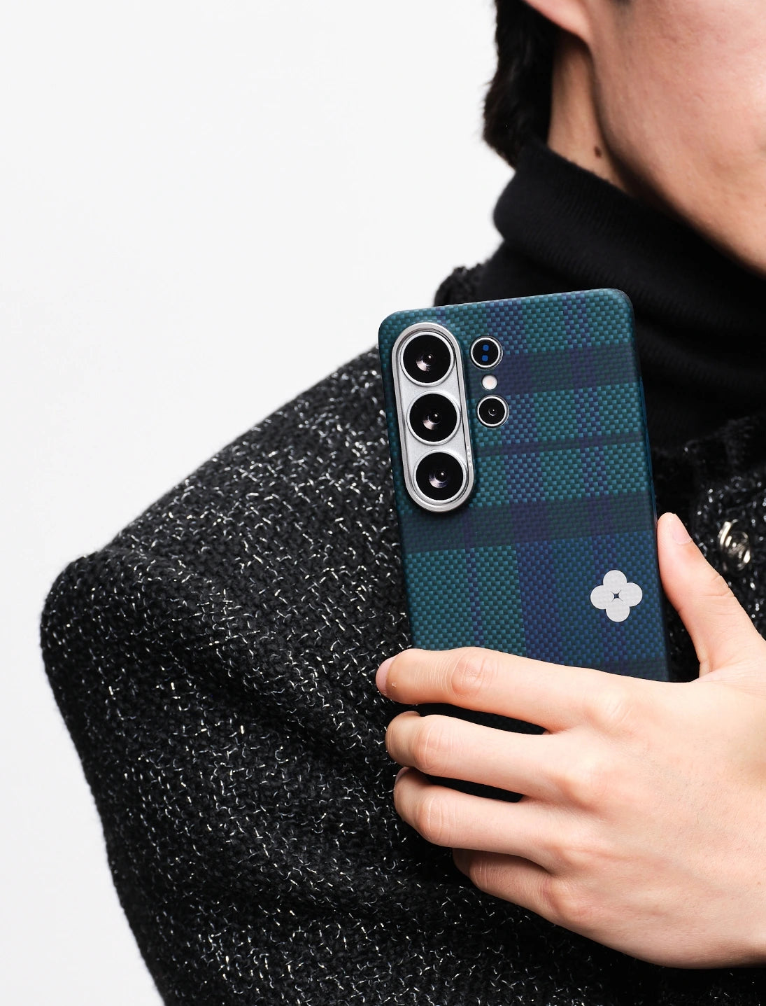 PITAKA × MÜNN | Flora in Grid Phone Case
